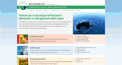 Desktop Screenshot of bioricerche.com